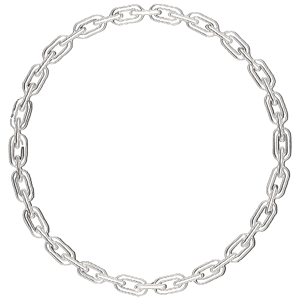 chain ring circle border